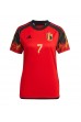Belgia Kevin De Bruyne #7 Fotballdrakt Hjemme Klær Dame VM 2022 Korte ermer